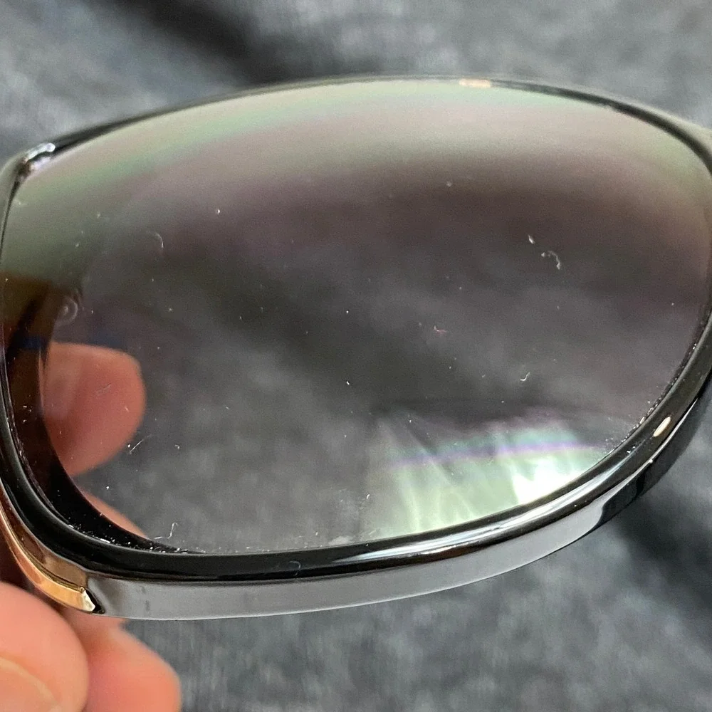 Jessica Simpson Sunglasses Womens OS Black Cat Eye Quilted Gold Detail J5540